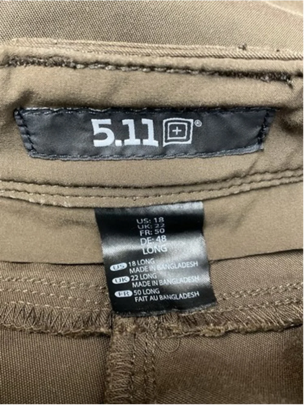 5.11 Tactical Brown Taclite‎ ProRipstop Cargo Pants Outdoor Men 18L (38x33)